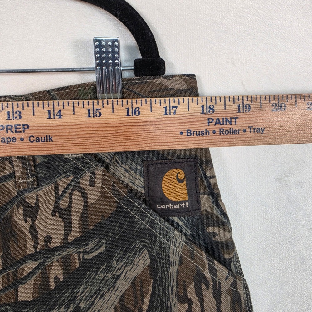 Vintage Carhartt Camo Pants Mens 38x32 Mossy Oak Bottomland USA Hunting RARE - Picture 11 of 16
